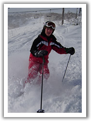 Enjoying the skiing at the powder capital of Japan!